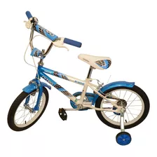 Bici Nitro R16 Azul Y Blanca Kids Yanett