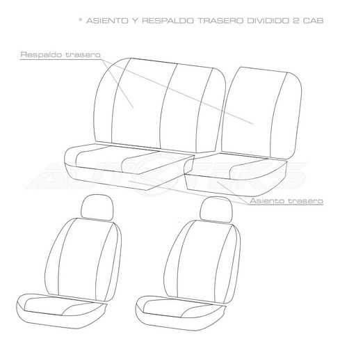 Cubre Asientos Chevrolet Spark Lt 2011-2018 Classic Fundas Foto 2