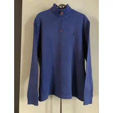 Sudadera Polo Ralph Lauren Azul Talla X L Para Caballero !!