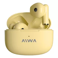 Auriculares In-ear Aiwa Ata-506a Inalámbrico Amarillo