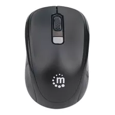 Mouse Manhattan Inalámbrico 179904 Negro Optico 1600 Dpi