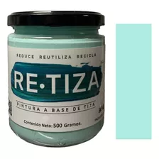 Verde Menta 500 Grs. Pintura Tiza Al Agua Decorativa