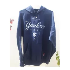 Hoodie Canguro Majestic Ny Yankees Mlb 