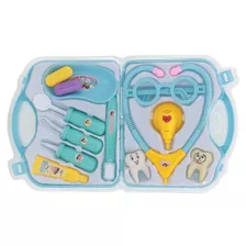 Kit Maleta De Dentista Infantil Diversos Acessorios Colorido