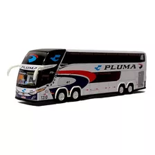 Miniatura Ônibus Pluma G7 4 Eixos 30cm