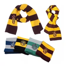 Bufandas Harry Potter Gryffindor Slytherin Hogwarts Bordado