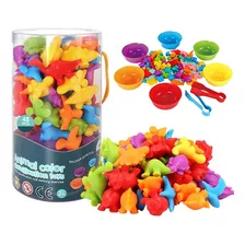 48pcs Juguetes Didacticos Para Niños Para Aprender Colores