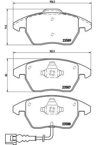 Balatas Brembo Xtra Audi Tt Coupe 2.0t I4 Fsi Del Foto 2