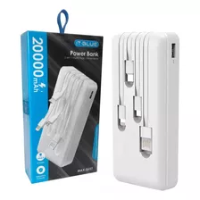 Carregador Portátil Power Bank It Blue 20000