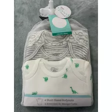 Pack De Bodys Manga Larga Bebe Niño Carter's 3m