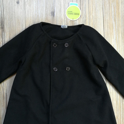 Abr Abrigo De Abrigo Con Botones De Capa Para Niñas Y Niños Abr Abrigo De Abrigo Con Botones De Capa Para Niñas Y Niños