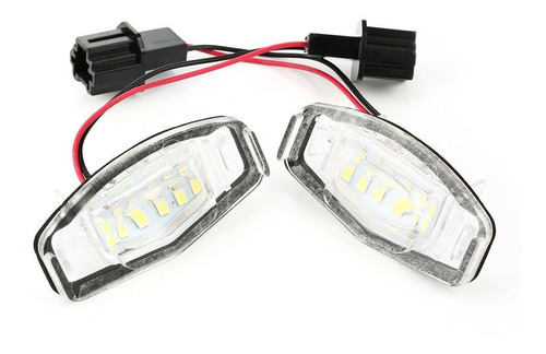 Set Luz De Placa 18smd Led Para Acura Tl Tsx Mdx Honda Civic Foto 3