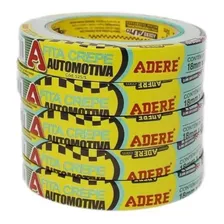 Fita Crepe Automotiva Verde 18x50 Adere Profissional 5 Un