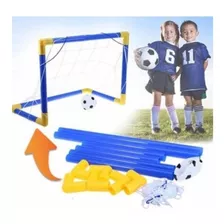 Set Arco Fútbol Niños Xl + Balón + Bombín Juguetes