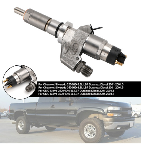 Inyector De Combustible Para Duramax Chevy Silverado 2500hd Foto 2