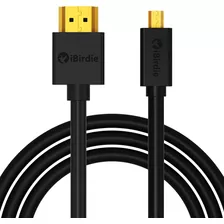 Cable Micro Hdmi A Hdmi Ibirdie De 6 Pies - Velocidad 18 Gbp