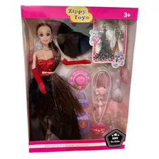 Muñeca Emi Fashion Fiesta Zippy Toys Accesorios