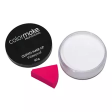 Clown Makeup Branco Colormake 60g Maquiagem Artística 