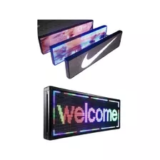 Letrero Led Programable Nacional Full Color De 130cm X 40cm