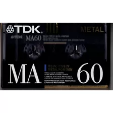 O Tdk Ma-60 Metal Cassette En Blanco P/ Grabar Ricewithduck