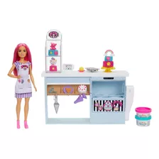 Barbie Chef De Bolinhos Playset Luxo Mattel Original