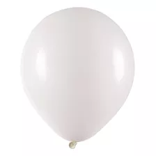 Balão Redondo Profissional Liso - Cores - 5 12cm - 50 Un. Cor Branco