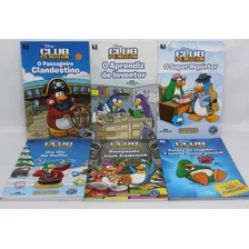 Coleção 9 Livros Disney Club Penguin Dançando Com Cadence + Volume 1 O Guia Oficial + Uma Dupla De Heróis + O Passageiro Clandestino De Disney Pela Melhoramentos (2012)