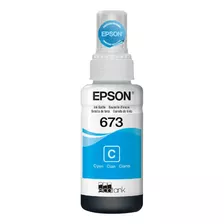 Refil Original Epson 673 L800 L805 L810 L850 L1800 Ciano