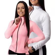 Jaqueta Blusa Casaquinho Fitness Coleção Outono Verão Kit 2