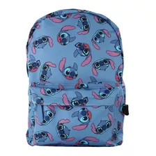 Mochila Escolar Disney Stitch9 Color Azul