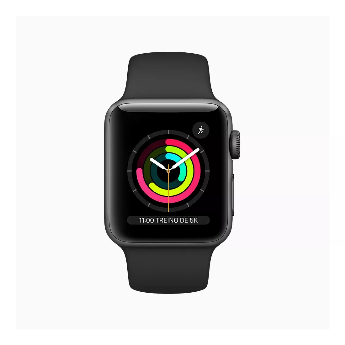 Apple Watch  Series 3 (gps) - Caixa Space Gray 38 Mm - Black