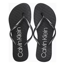 Chinelo Feminino Calvin Klein Swim Preto Cf4os43ch769