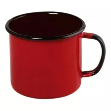 Caneca Média Esmaltada Vermelho 160 Ml Ewel Cor Vermelha