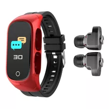 Reloj Inteligente 2 En 1 Tws Audífonos Fitness Tracker Tru