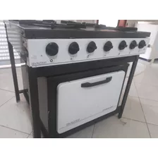 Fogão Industrial Com Forno Marca Dako Otimo Estado 