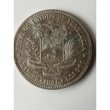 Moneda De 5 Bs Fuerte Plata 1935