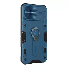 Carcasa Nillkin Camshield Armor Para iPhone 13 /13 Pro/max Color Azul iPhone 13 Pro Max
