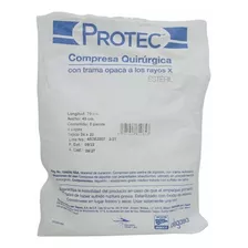 Compresa Quirúrgica Protec Rtx Estéril 24x20 Blister / 5 Pz