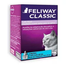 Feliway Classic Difusor Elétrico + Refil Com 48ml Para Gatos