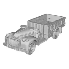 30 Cwt Chevrolet Sin Tripulación, Escala 1/35, Color Blanco