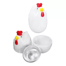 Bom 2 Pcs Cozinha Forma De Frango Microondas Ovo Fogão Ovo