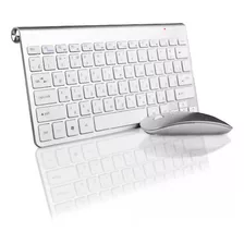 Kit Teclado + Mouse Sem Fio Wireless Slim 