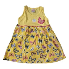 Vestido Infantil Verao Menina,estampado Brandili Tam 2