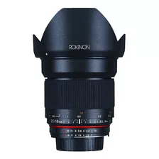 Lente Rokinon 16m-c 16 Mm F / 2.0 Para Camara Canon Ef Eos