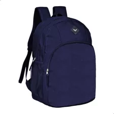 Mochila Urbana Yepp Escolar Mm9115 Cor Azul Design Liso 20l