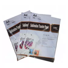 Papel Sublimacion A4 Premium Rosado - Pack 4 Resmas