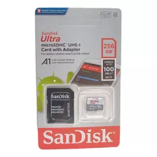 Cartão De Memória Sandisk Ultra 256gb 100mb/s Microsd
