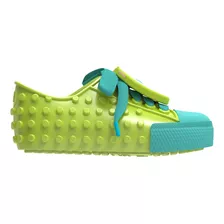 Zapatilla Polibolha Ii + Disney 100 Verde/azul Mini Melissa