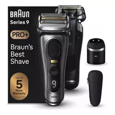 Máquina Afeitadora Eléctrica Braun Series 9 Pro Para Barba Color Negro