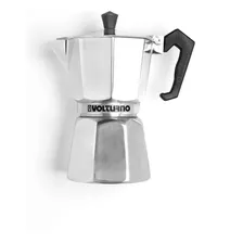 Cafetera Express Volturno Classica Aluminio 6 Pocillos 390cc